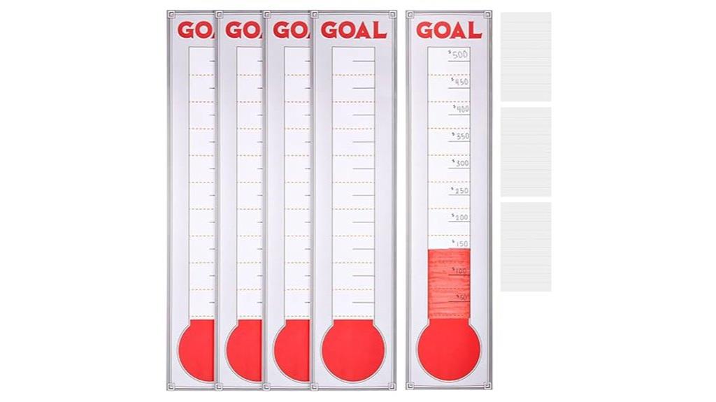 giant fundraising thermometer pack