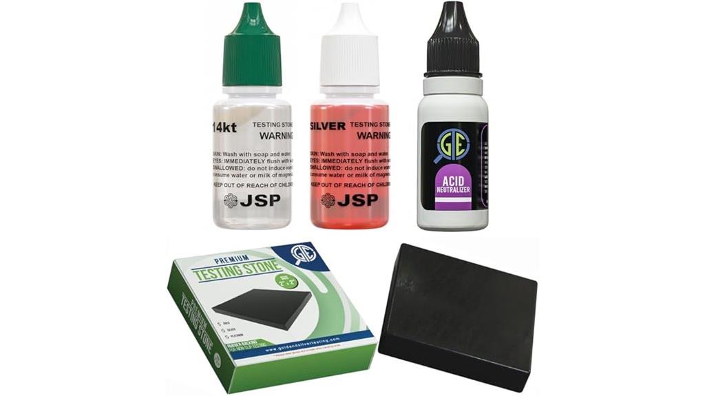 gold and silver testing kit
