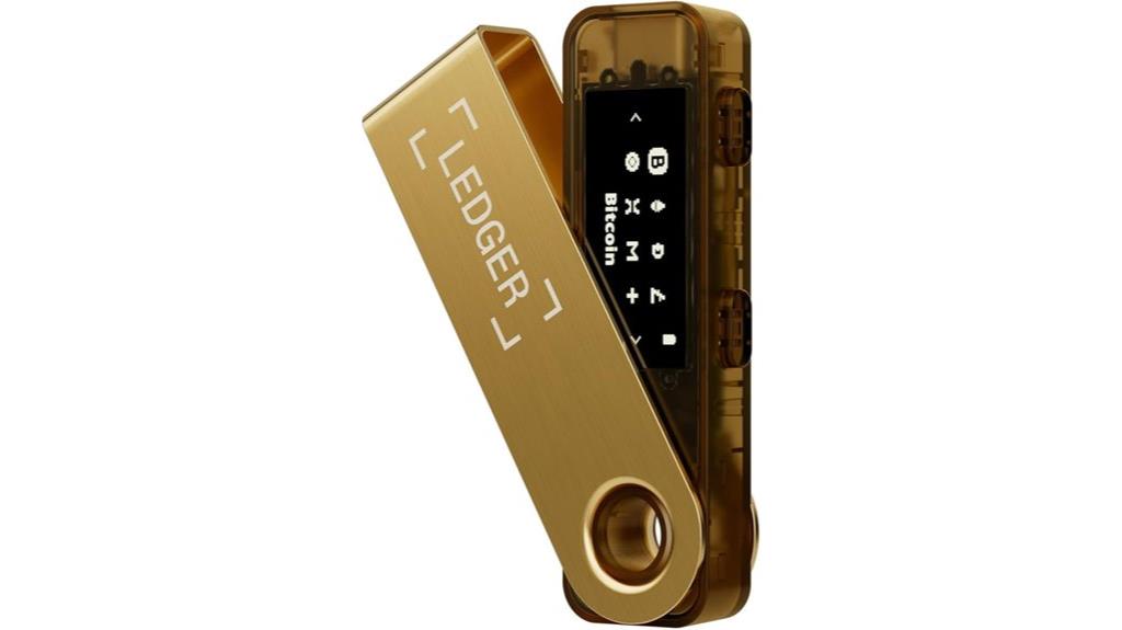 gold ledger nano s plus