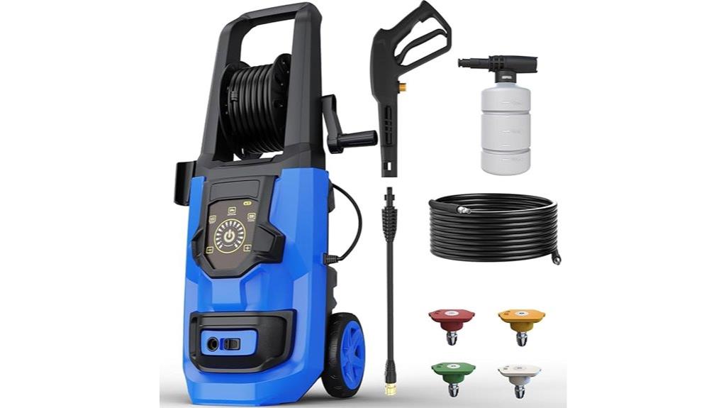 high pressure touchscreen washer