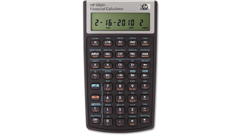 hp 2716570 10bii calculator
