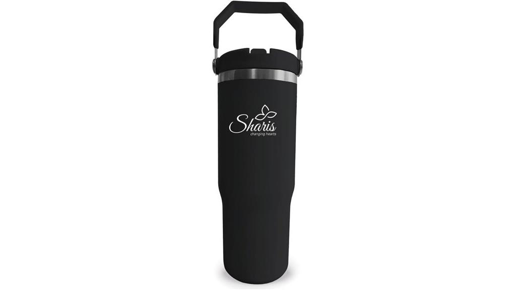 insulated tumbler with handle