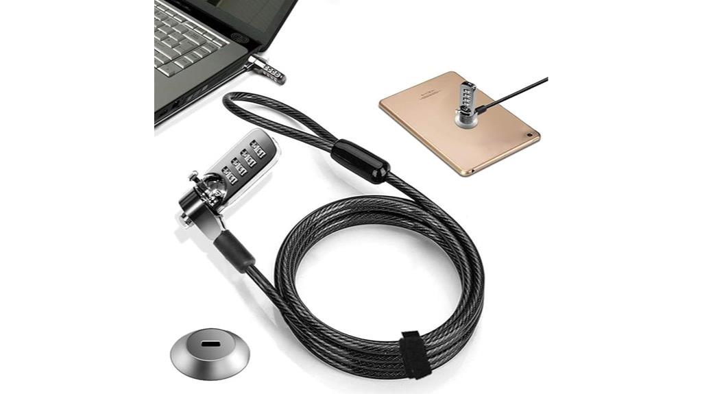 laptop cable lock length