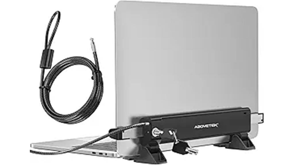 laptop locking station with combo