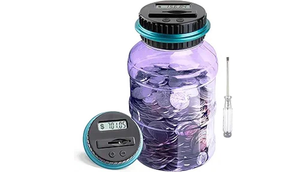 large coin counting bank