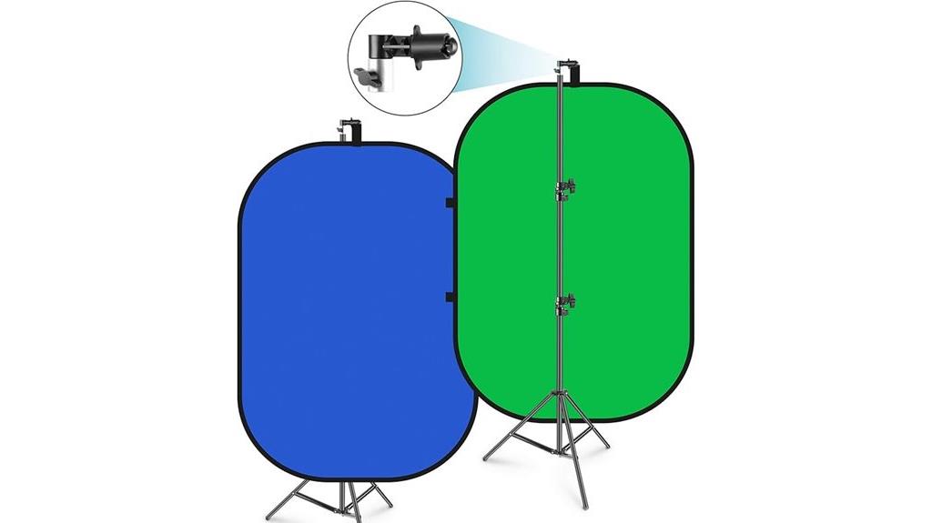 large foldable green screen