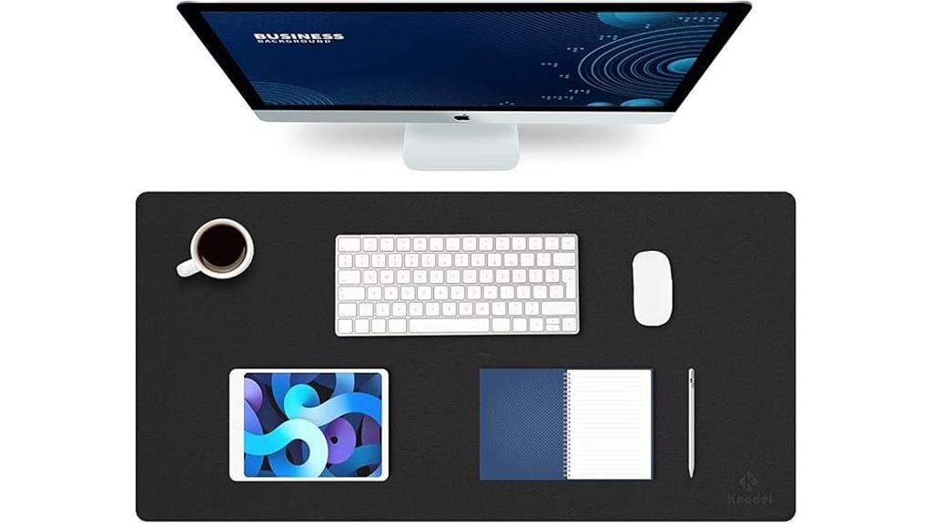large leather desk mat
