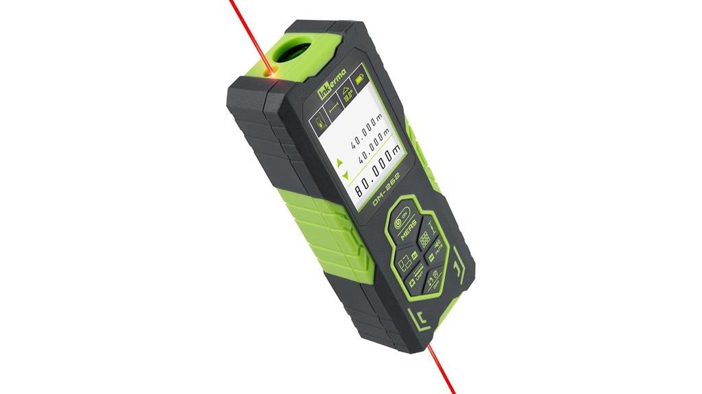 laser distance with lcd