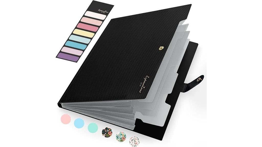 letter size accordion organizer
