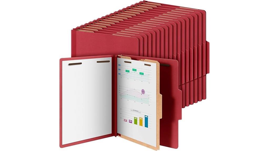 letter size folder set