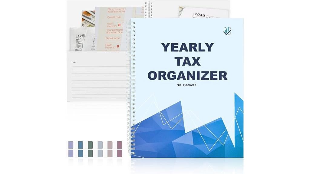 letter sized tax organizer