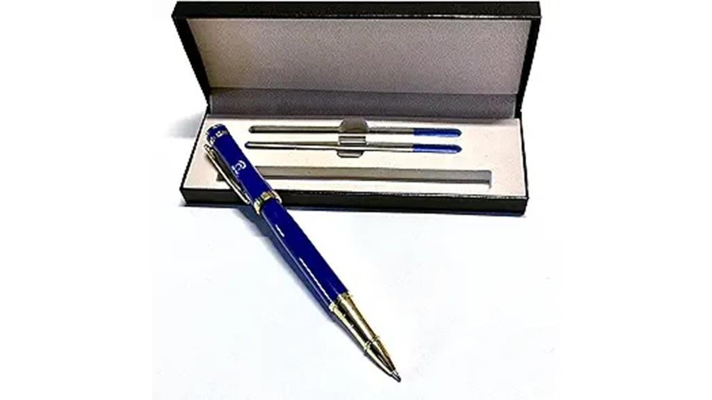 luxury blue pen set