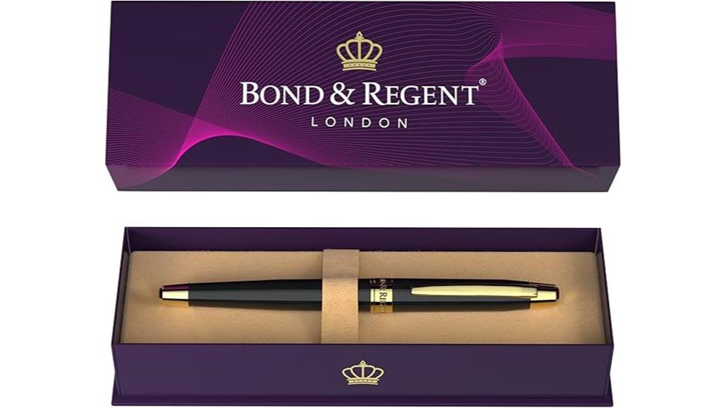 luxury gold and black pen