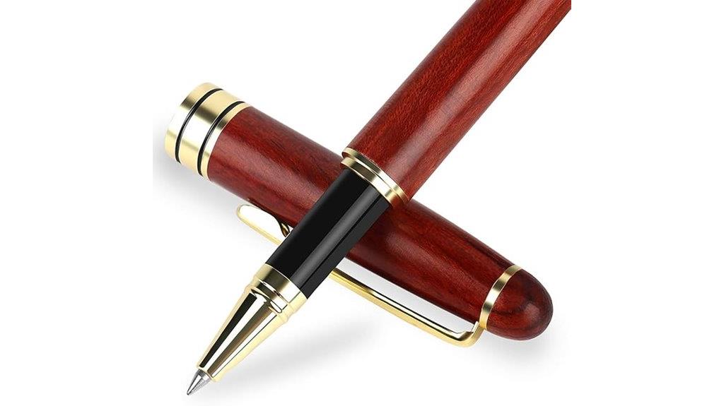luxury rosewood pen set
