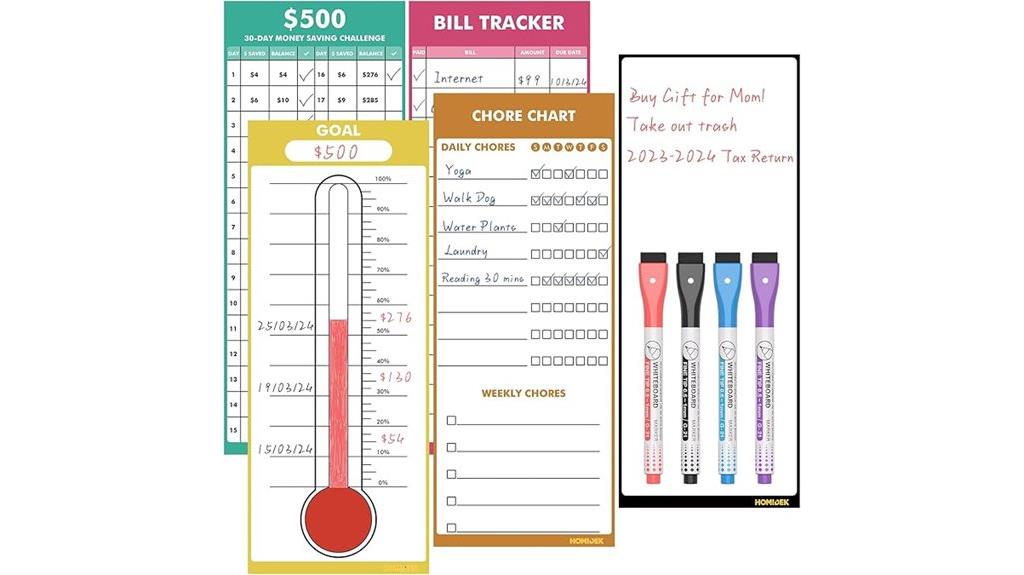 magnetic fridge whiteboard kit