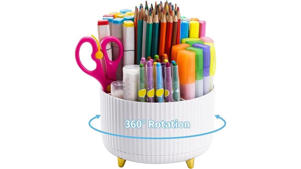 marbrasse rotating pen organizer
