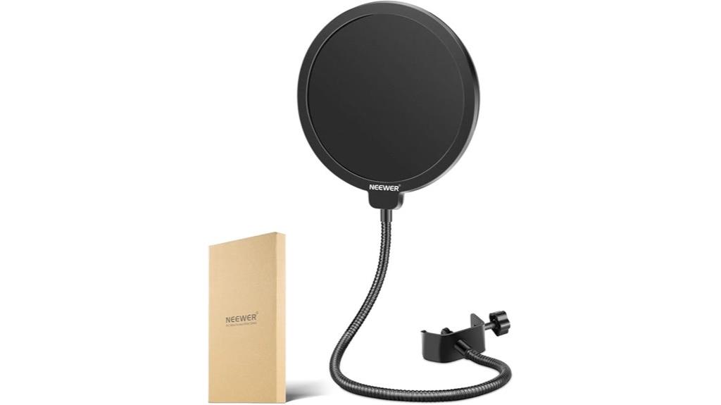 microphone pop filter gooseneck
