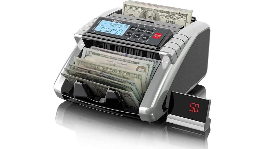 money counting with counterfeit detection