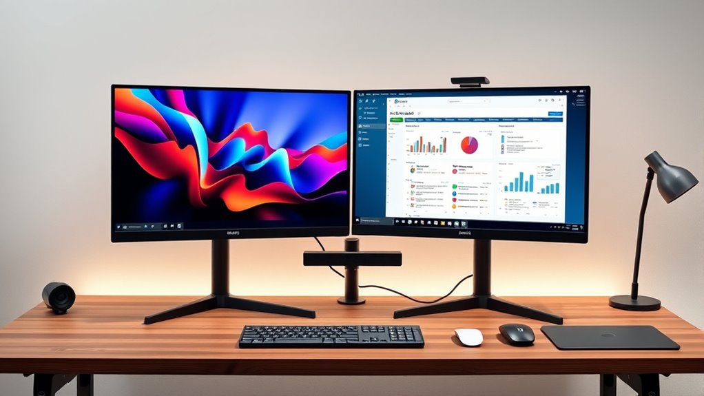 monitor size and connectivity
