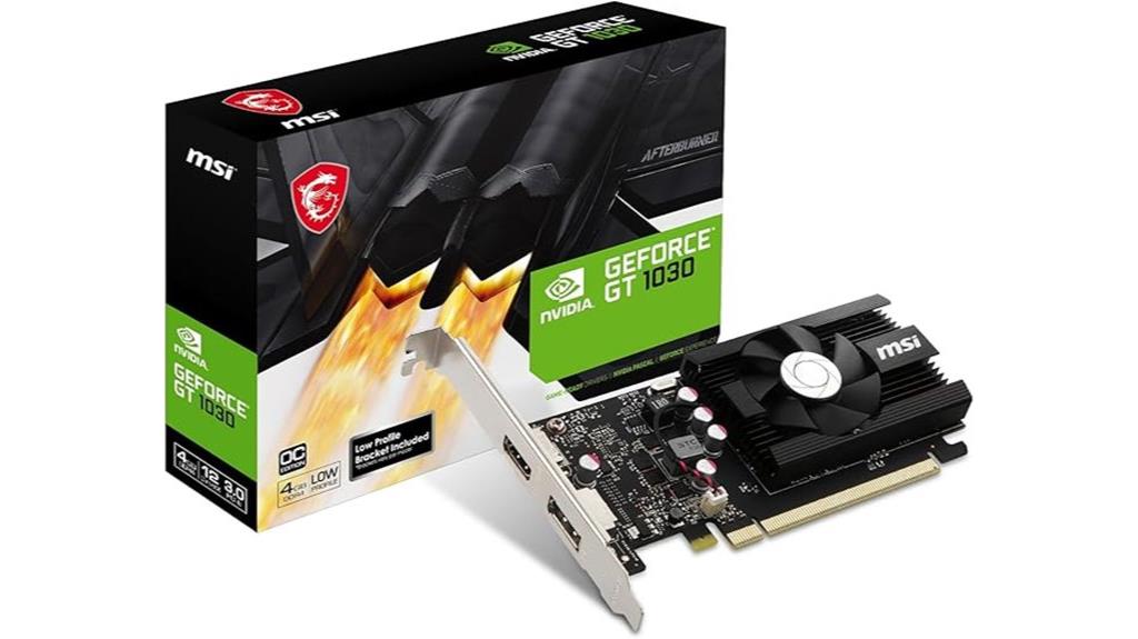 msi gt 1030 graphics