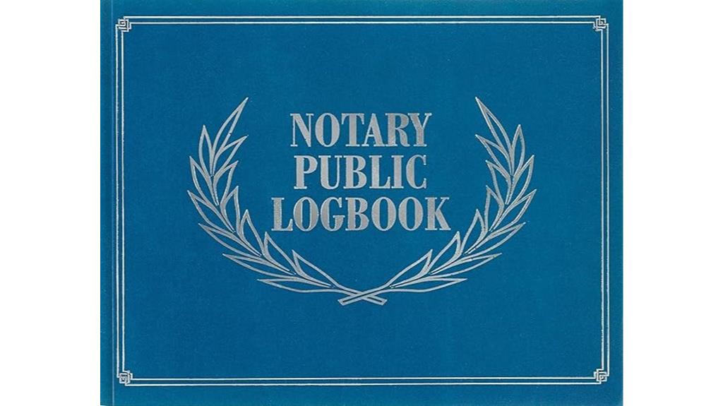 official notarization record book