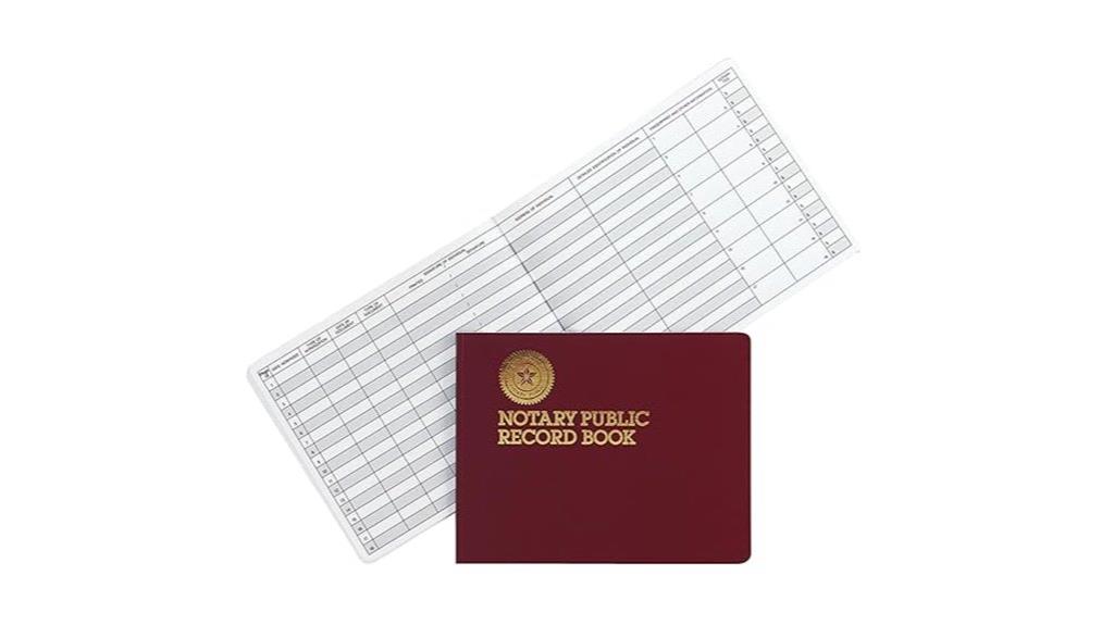 official notary record book