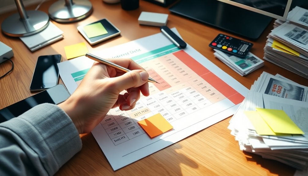 pay high interest debts first