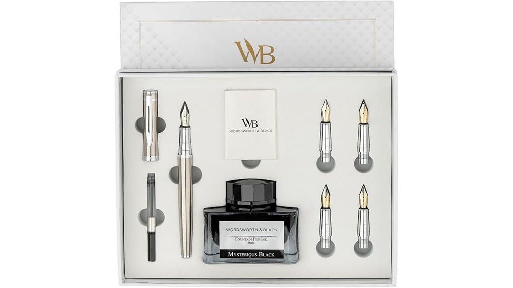 poetry themed pen gift set
