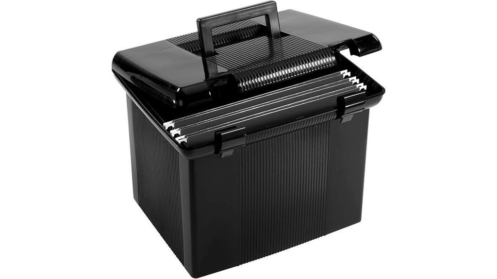 portable file storage box