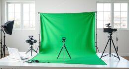 portable foldable green screens
