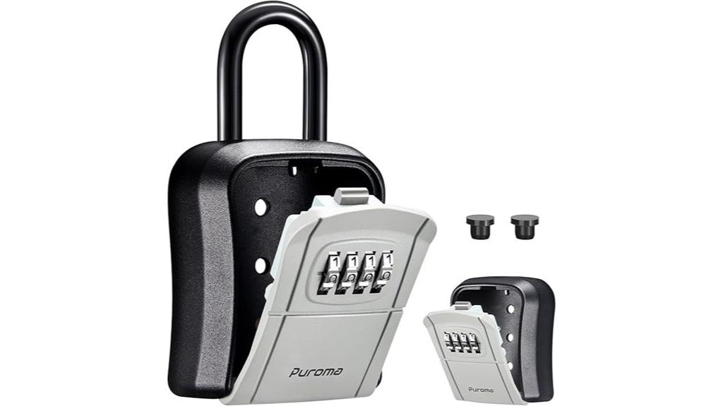 portable key lock box