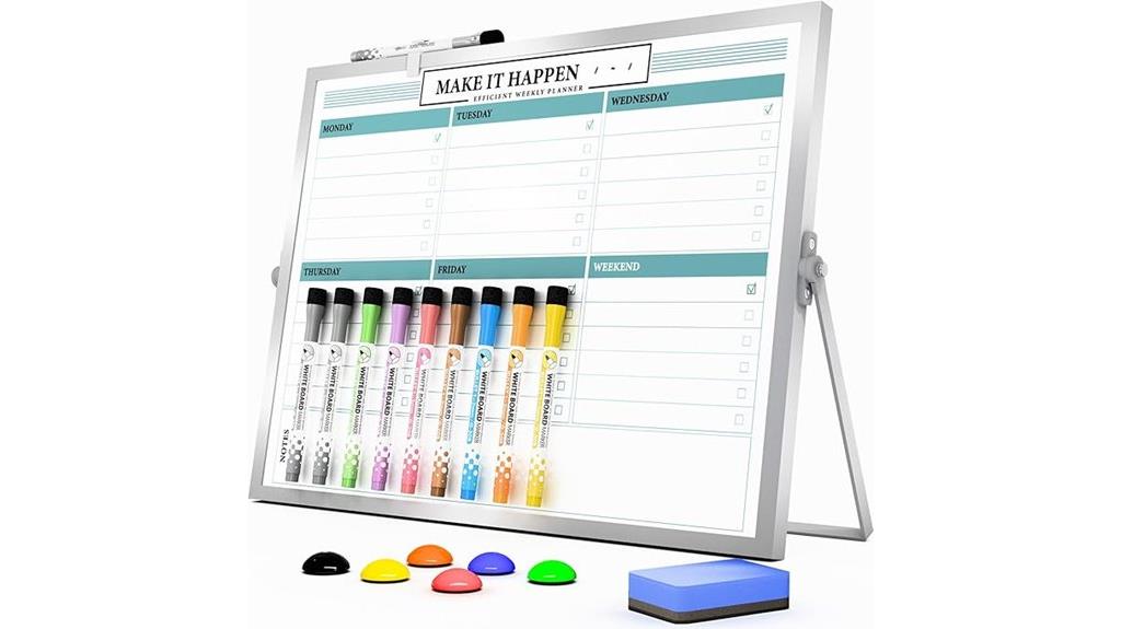 portable whiteboard with accessories