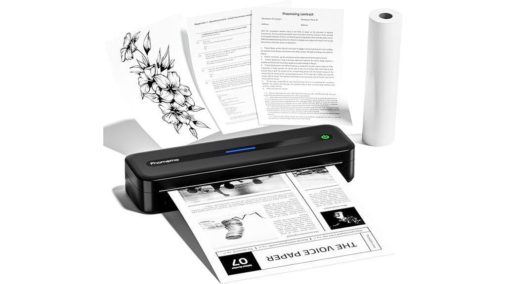 portable wireless label printer