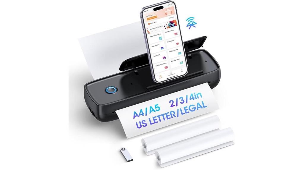 portable wireless printer