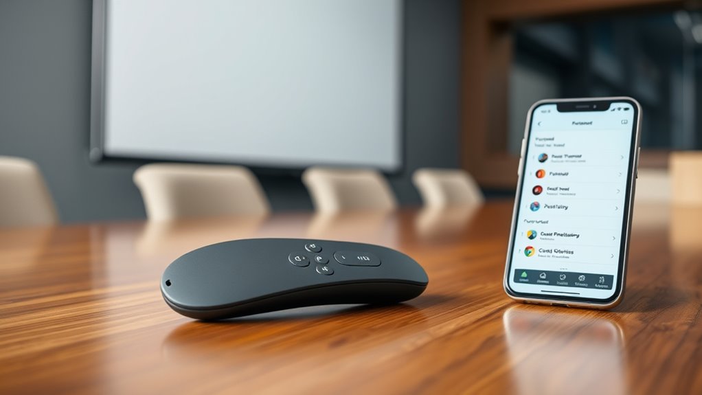 presentation remote selection criteria
