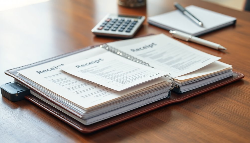 receipt organizer selection tips