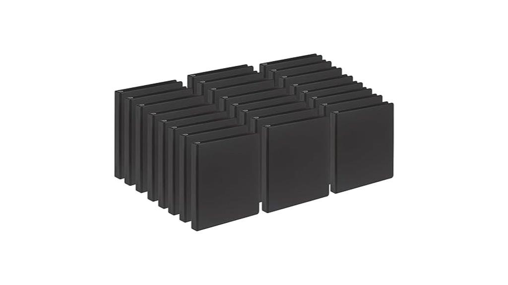 recycled 1 inch document binders