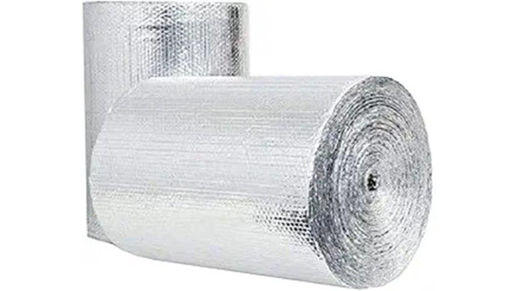 reflective aluminum insulation roll