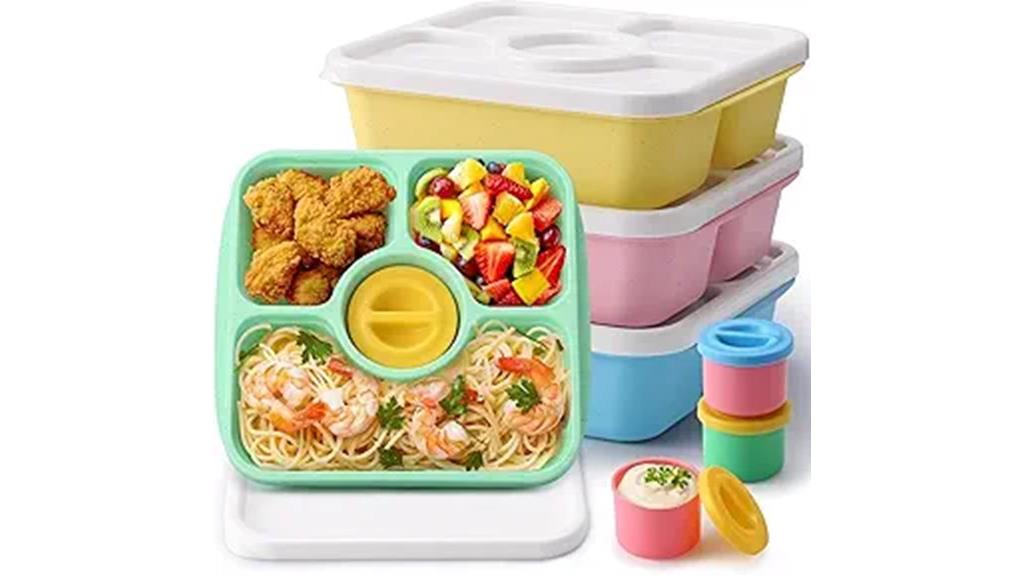 reusable bento snack containers