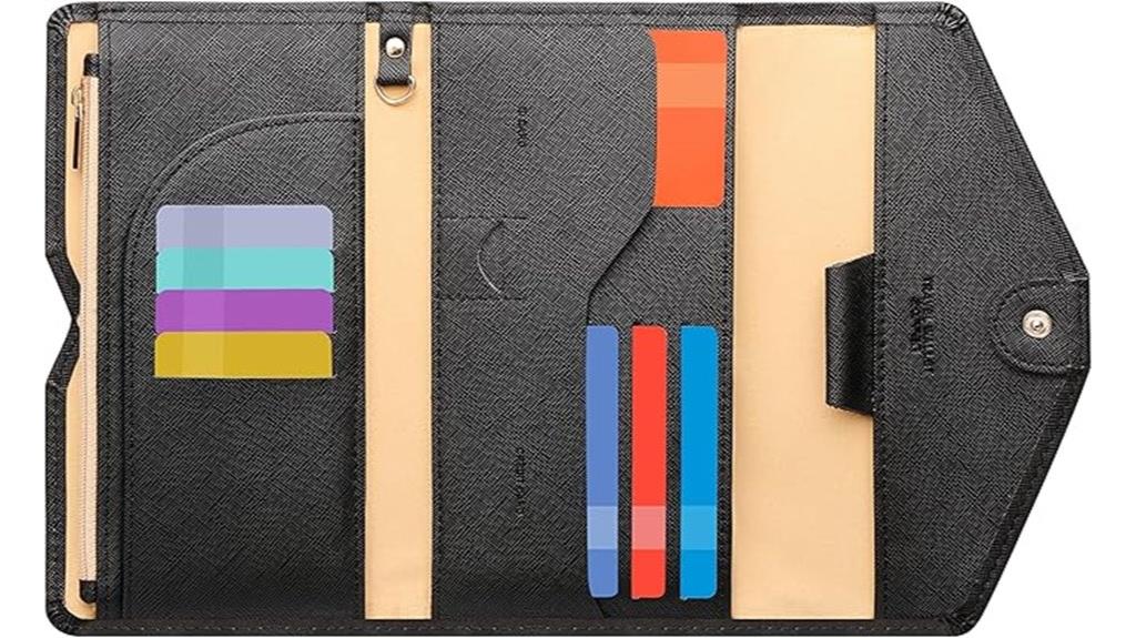 rfid blocking travel wallet