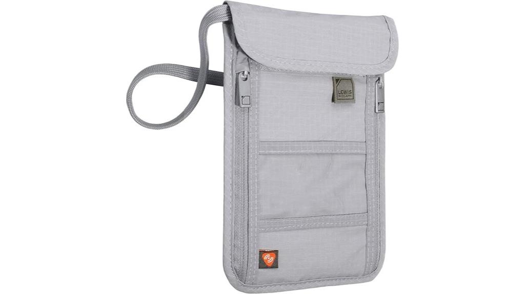 rfid neck wallet