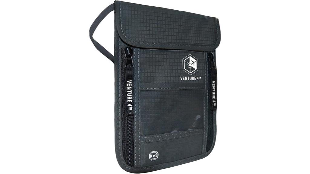 rfid passport neck wallet