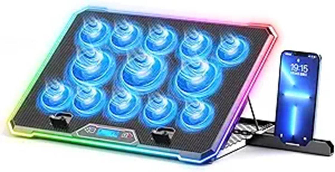 rgb cooling pad for laptops