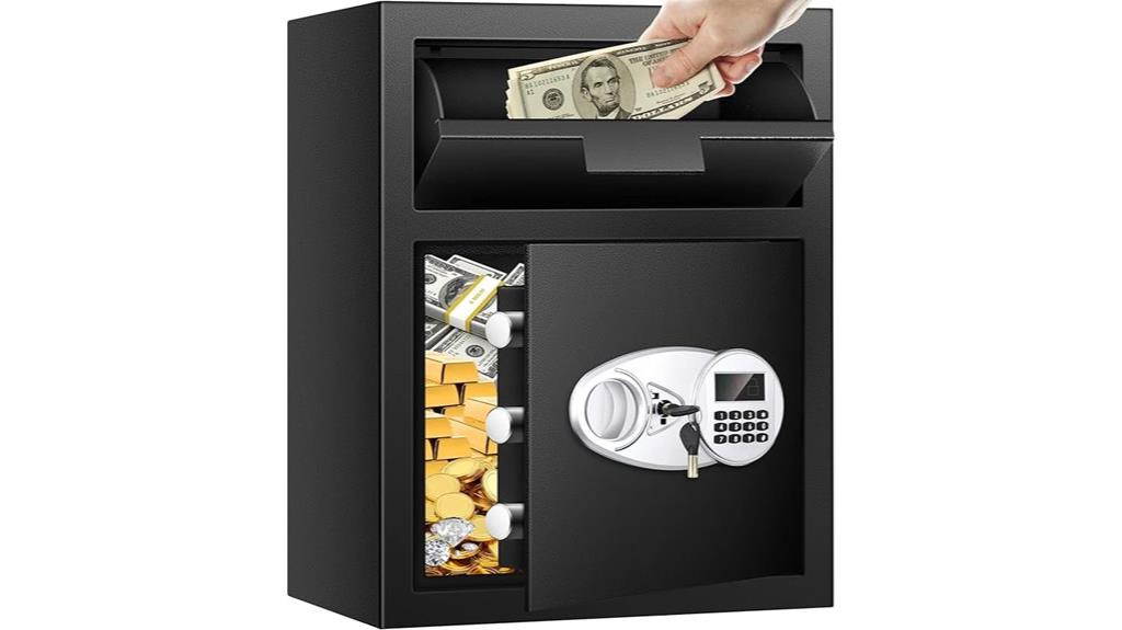 secure deposit with keypad