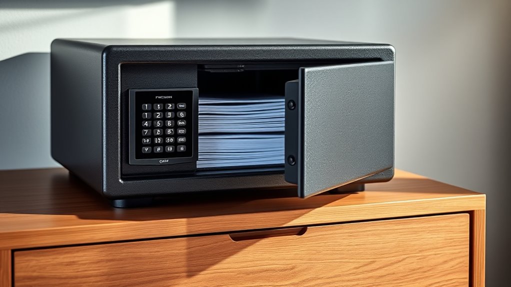 secure document safe options