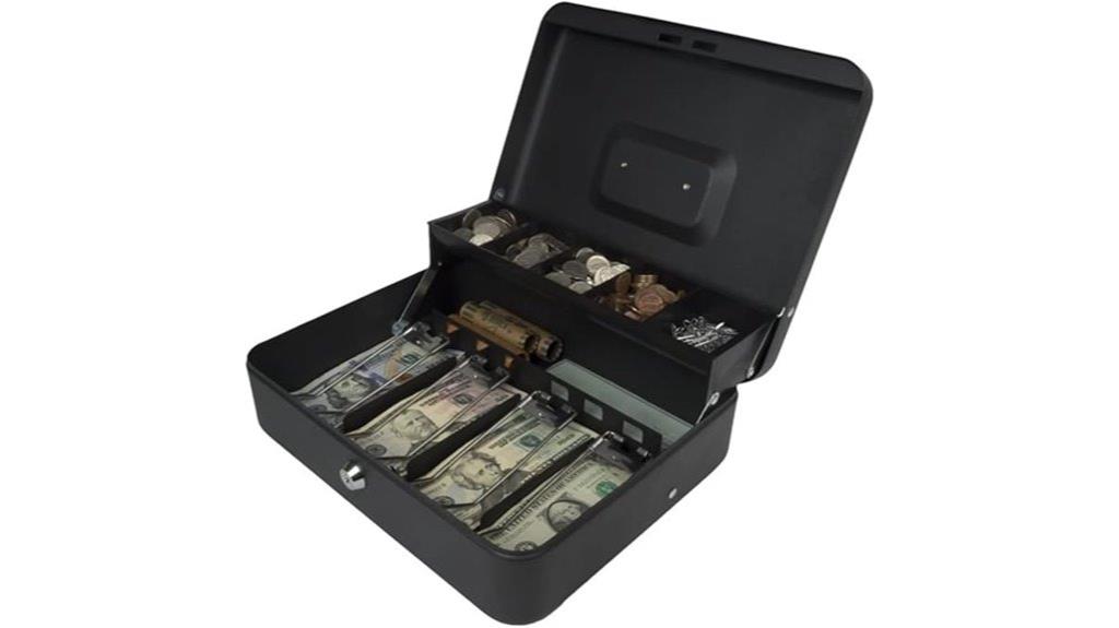 secure money handling box