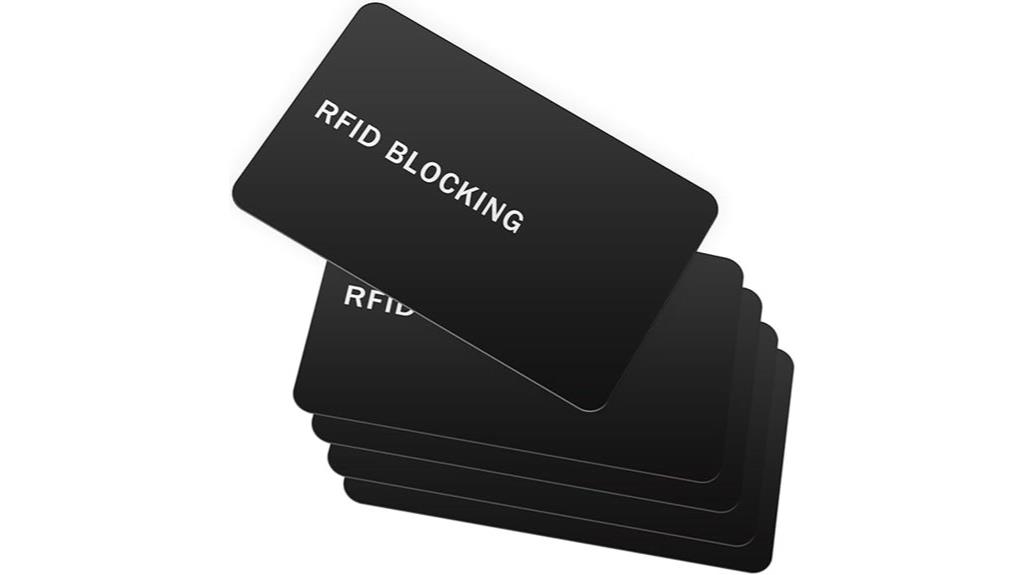 set of five rfid blockers
