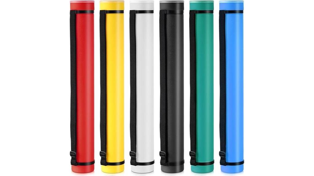 six pack expandable blueprint tubes