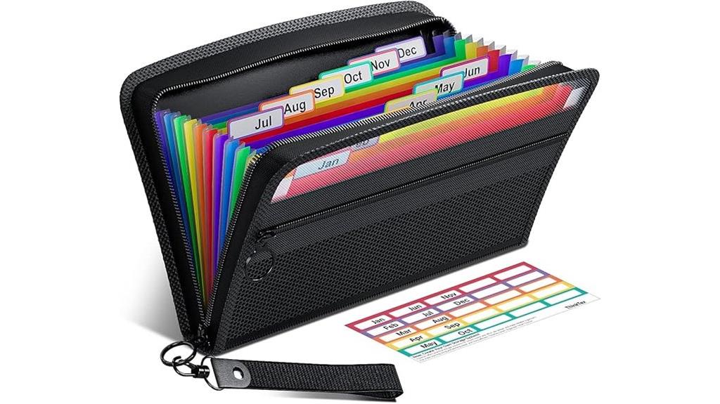 small accordion coupon organizer