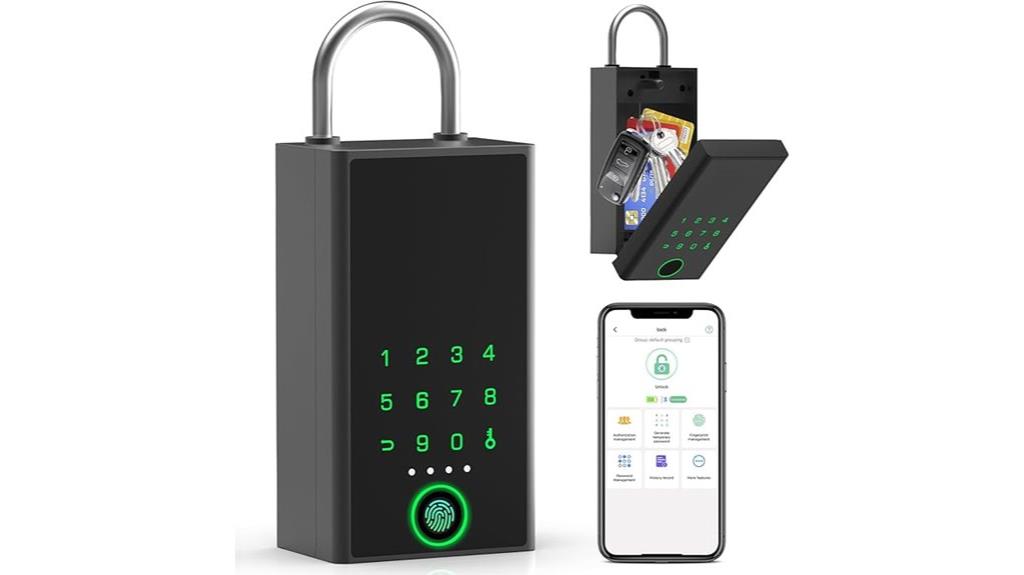 smart outdoor lock box